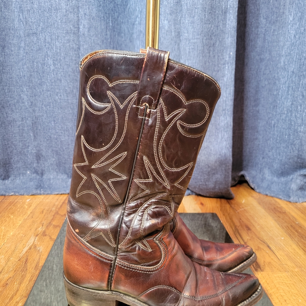 Vintage 1950s Cowboy Boots Costal Cowgirl Desert Inspired Giddy Up Boots Western - Picture 9 of 9